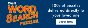 Word puzzle ad